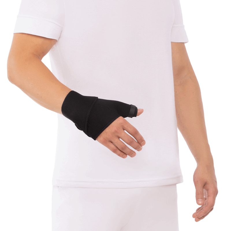 Muñequera de neoprene con inmovilizador de dedo pulgar