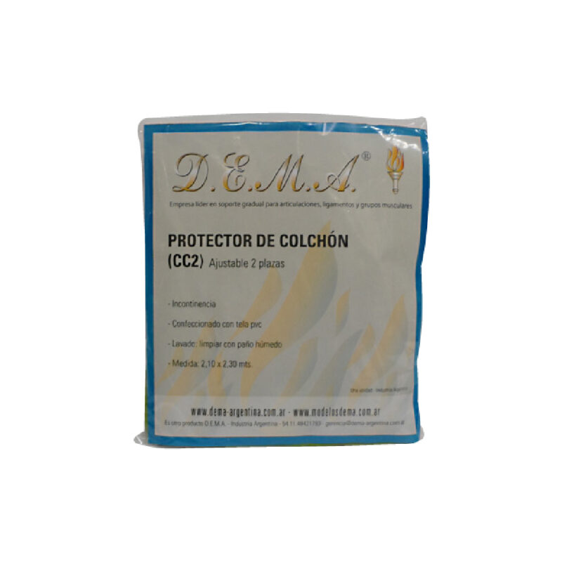 Cubre colchón impermable de 2 plazas en PVC