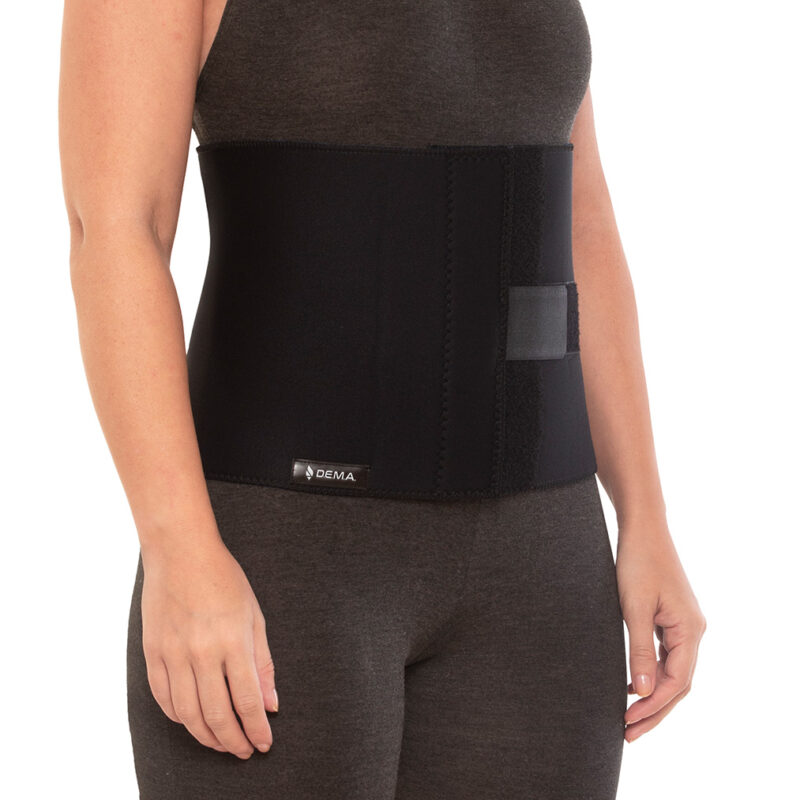 Faja lumbar de neoprene 24 cm deportiva