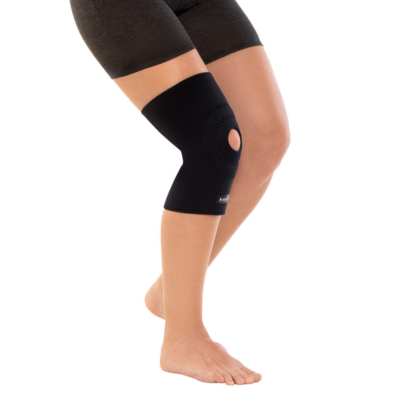 Rodillera con rótula abierta de neoprene