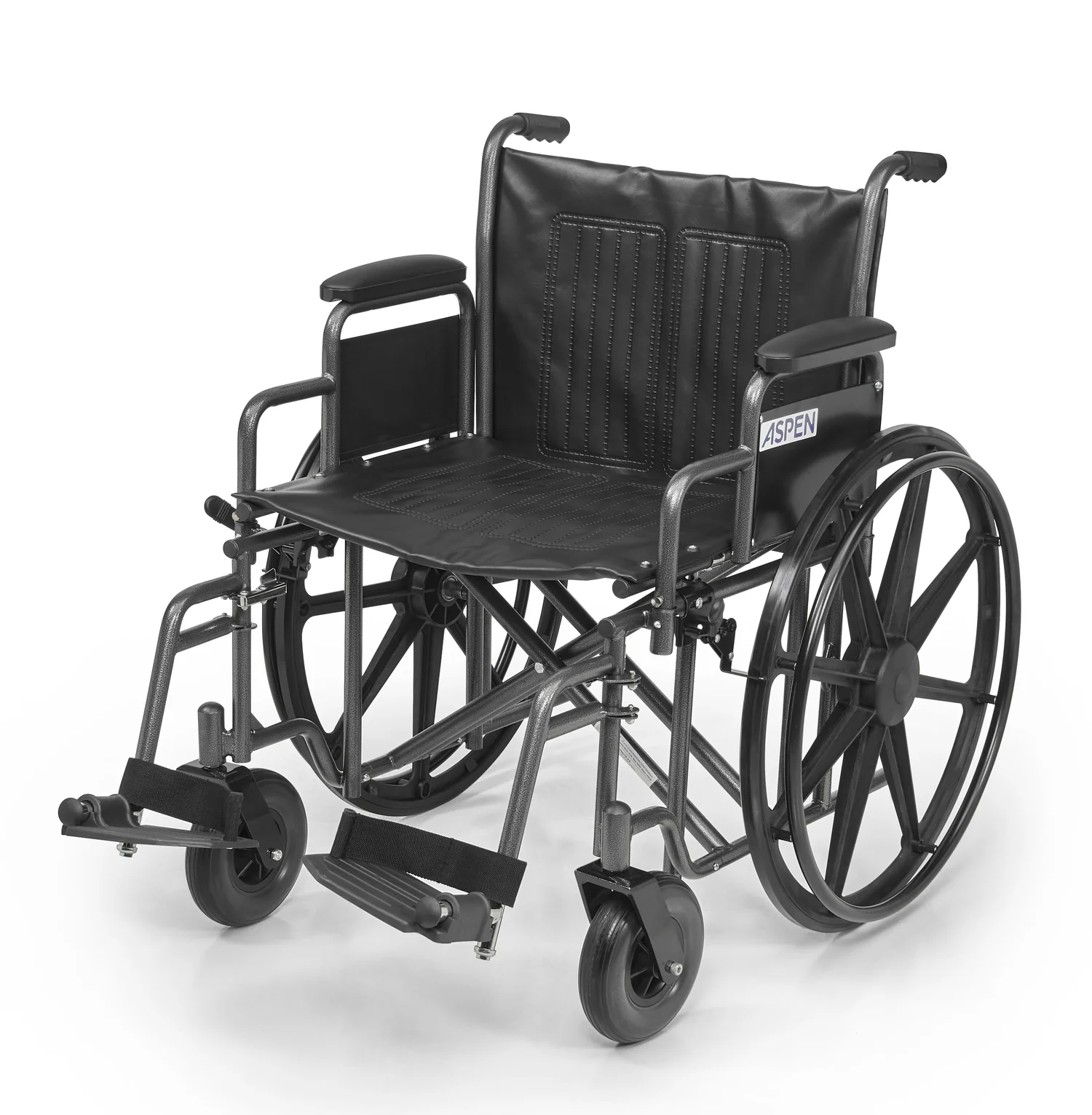 SILLA DE RUEDAS MANUAL DESMONTABLE SUPER REFORZADA 55CM 22"